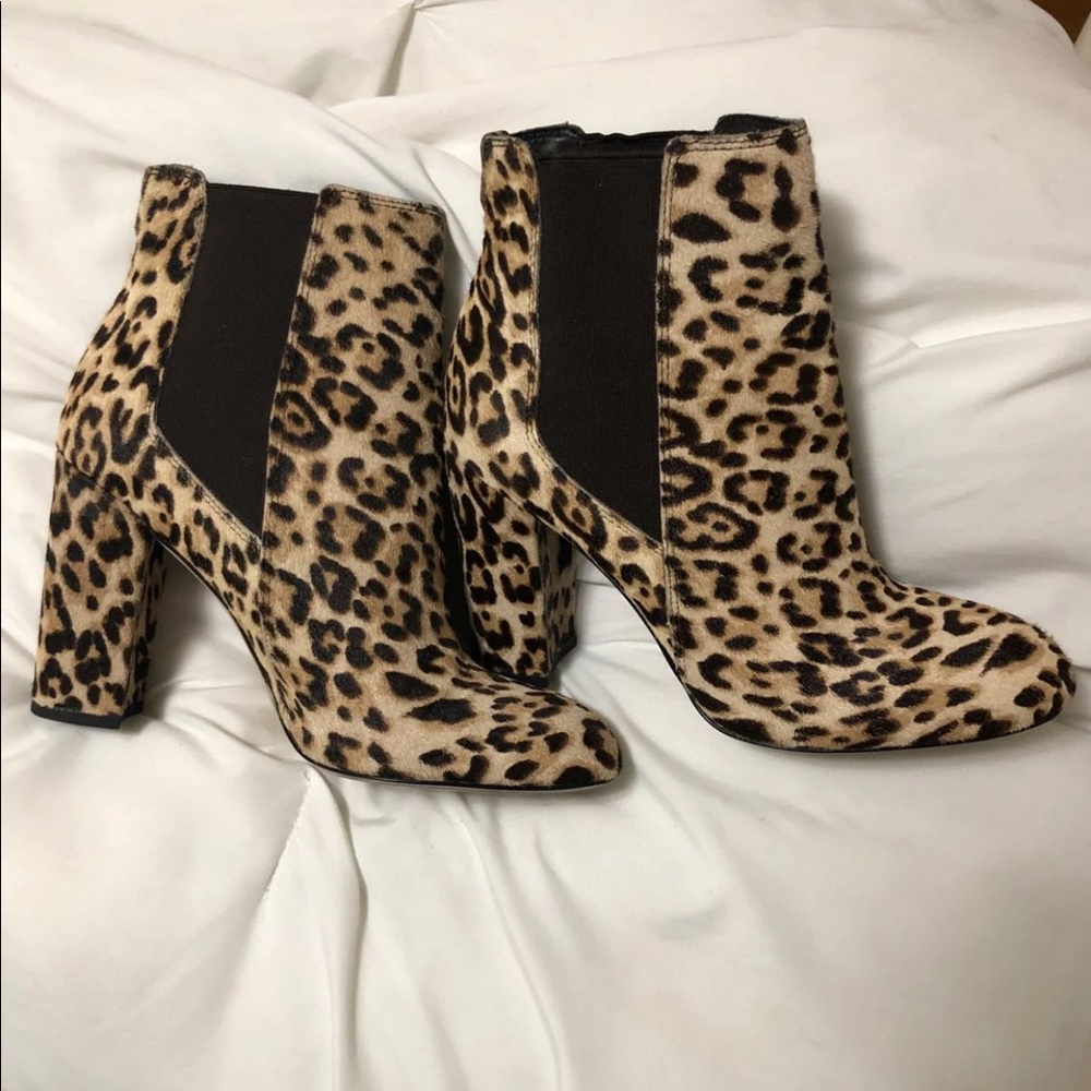 Sam Edelman Leopard Print Booties